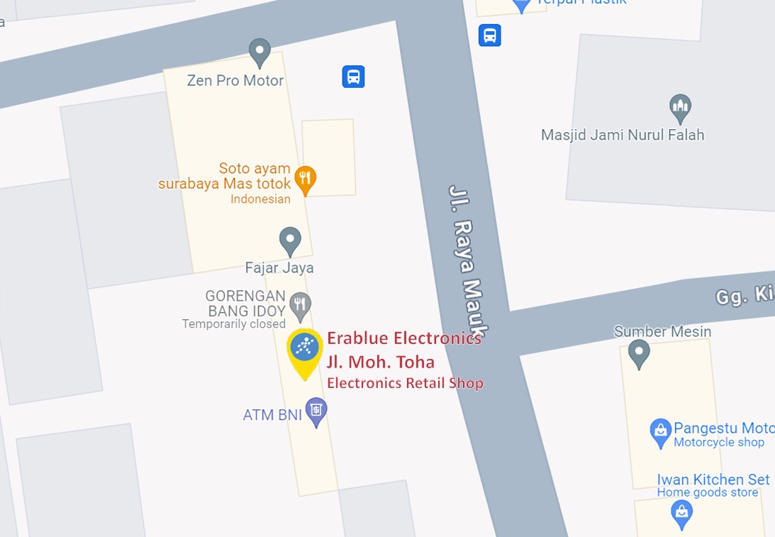 Peta ke toko EraBlue di  Jl. Moh Toha Kp. Sangiang RT. 05 RW. 01, Kel Periuk, Kec. Periuk, RT.003/RW.011, Periuk, Kec. Tangerang, Kota Tangerang, Banten 15131